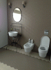 Płytki sześciokątne 3D w łazience
